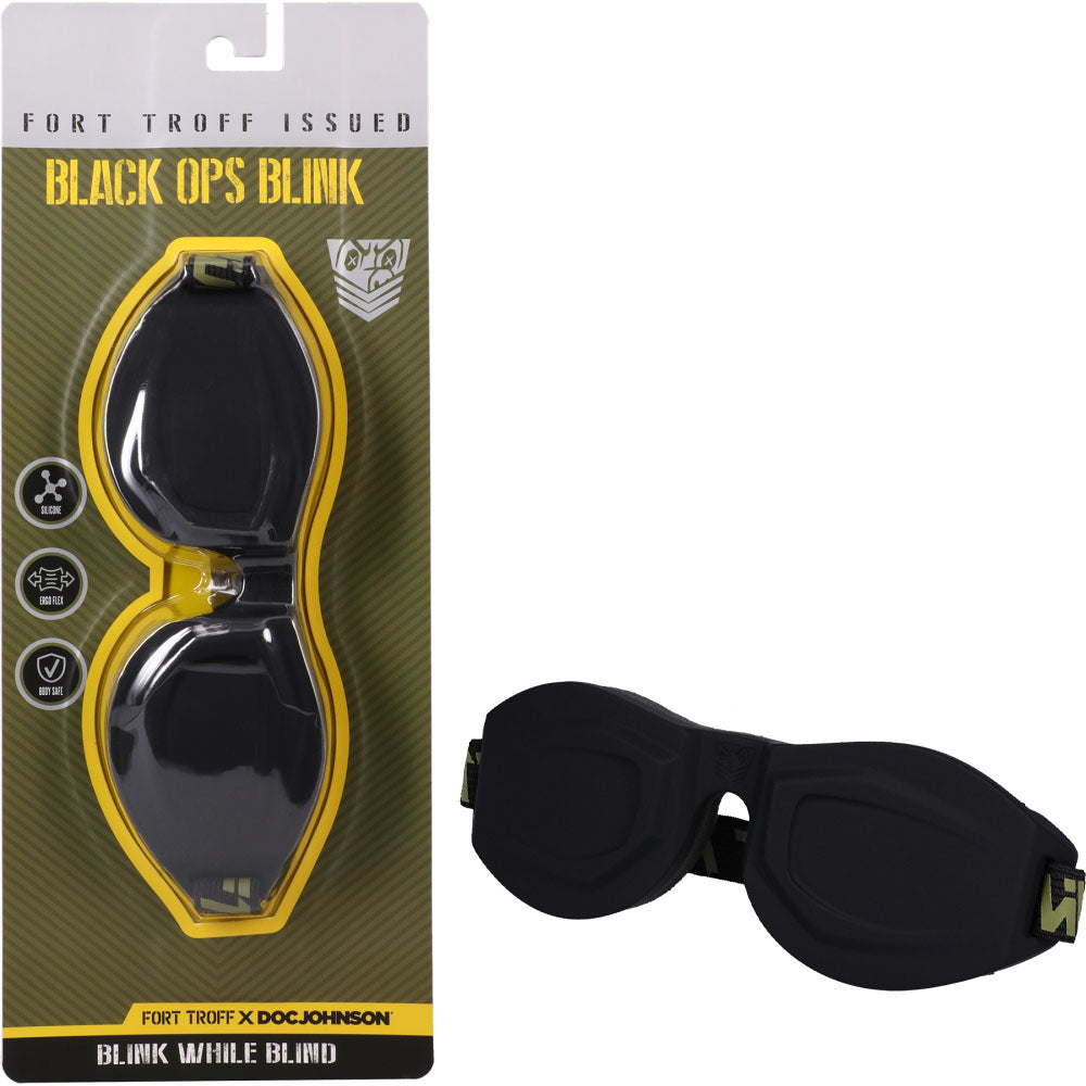 Doc Johnson | Fort Troff - Black Ops Blink - Black Eye Mask