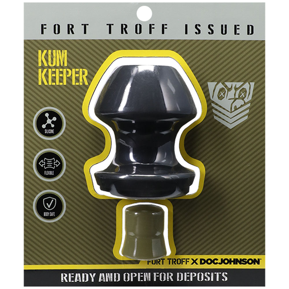 Doc Johnson | Fort Troff - Kum Keeper - Large Hollow Butt Plug with Removeable Stopper
