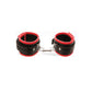 Adam & Eve SCARLET COUTURE BONDAGE CUFFS Black/Red Restraints
