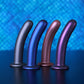 Shots Toys | OUCH! Smooth G-Spot Dildo - 7" / 17 cm - Gun Metal