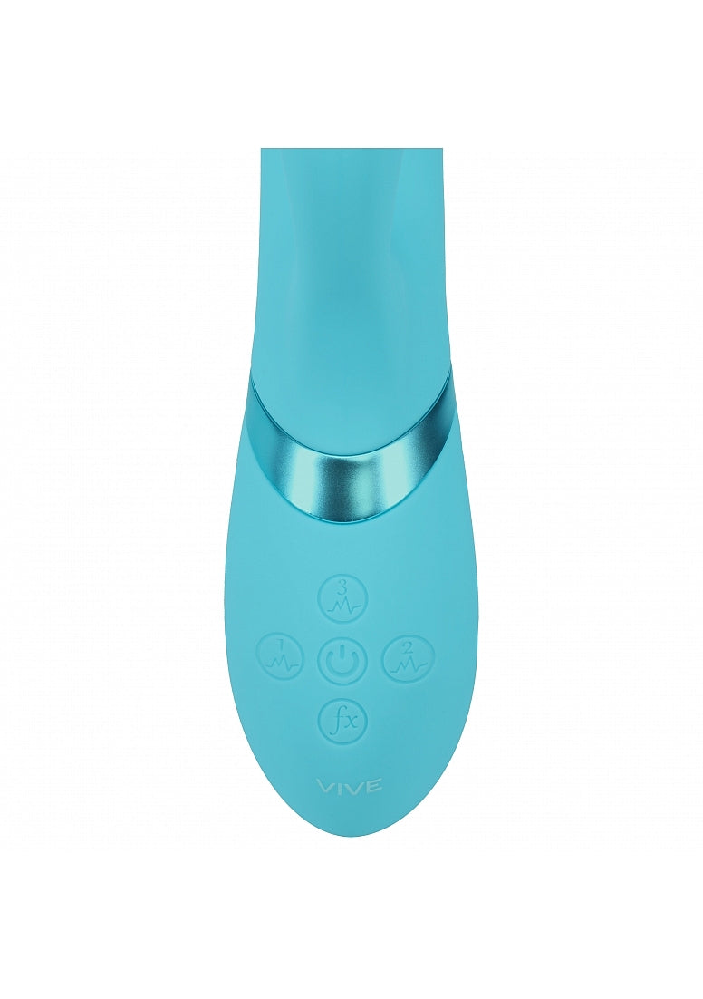 Shots Toys | VIVE Mimi Triple Motor G-Spot Tapping Rabbit Vibrator Blue