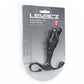 Shots Toys | LEVELZ - Rippled with Hard Loop Silicone Prostate Massager - L - Black