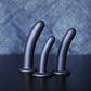 Shots Toys | OUCH! Smooth G-Spot Dildo - 6" / 14.5 cm - Gun Metal