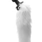 Tailz White Fox Tail Vibrating Anal Plug