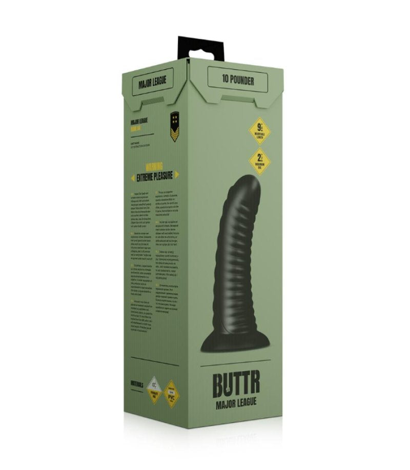 BUTTR Double Ribbed Butt Plug 26cm