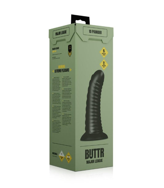BUTTR Double Ribbed Butt Plug 26cm