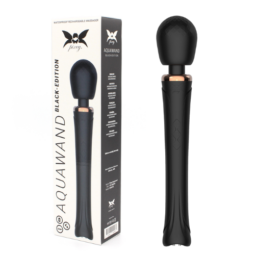 O-Products | Pixey Aquawand Massage Wand Vibrator - Black Edition