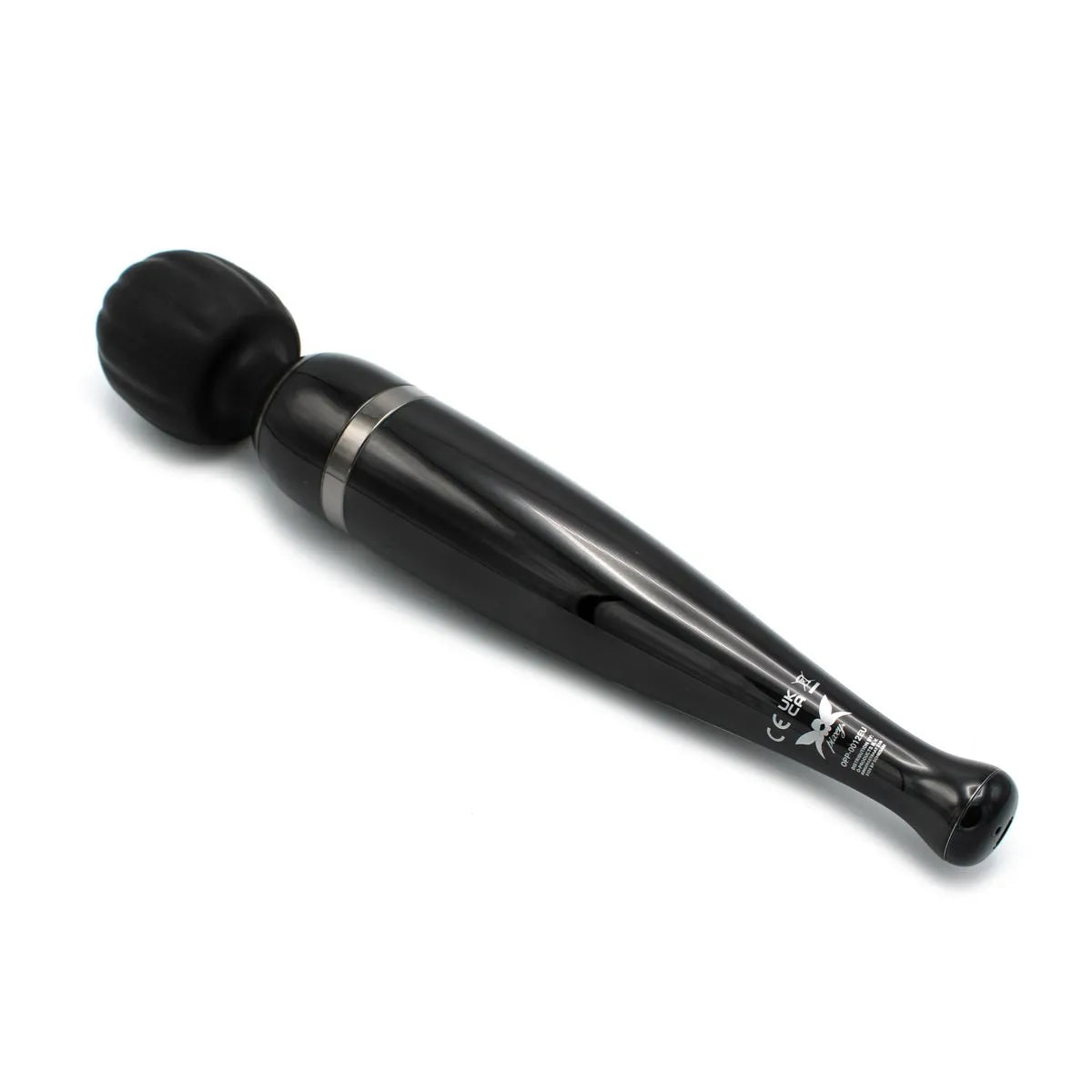O-Products | Pixey Deluxe Massage Wand Vibrator - Black Chrome