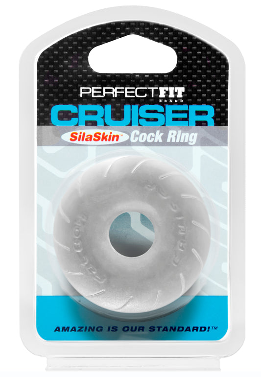 PerfectFit Cruiser Cock Ring 2.5" SilaSkin Clear