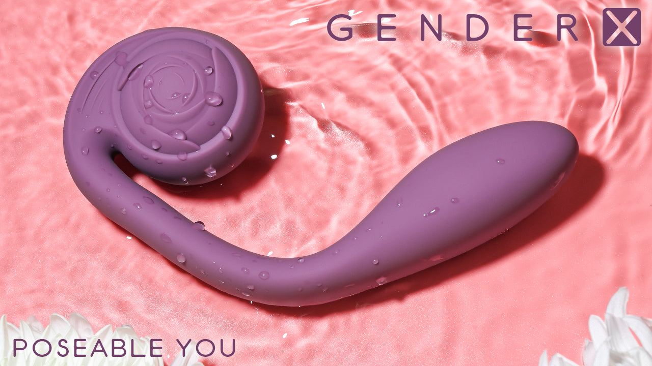 Gender X POSEABLE YOU Purple USB Rechargeable Poseable Vibrator