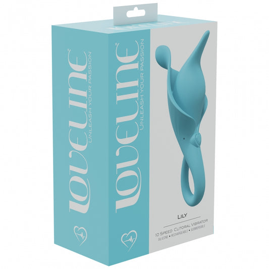 Shots Toys | LOVELINE Lily - 10 Speed Clitoral Vibrator - Blue