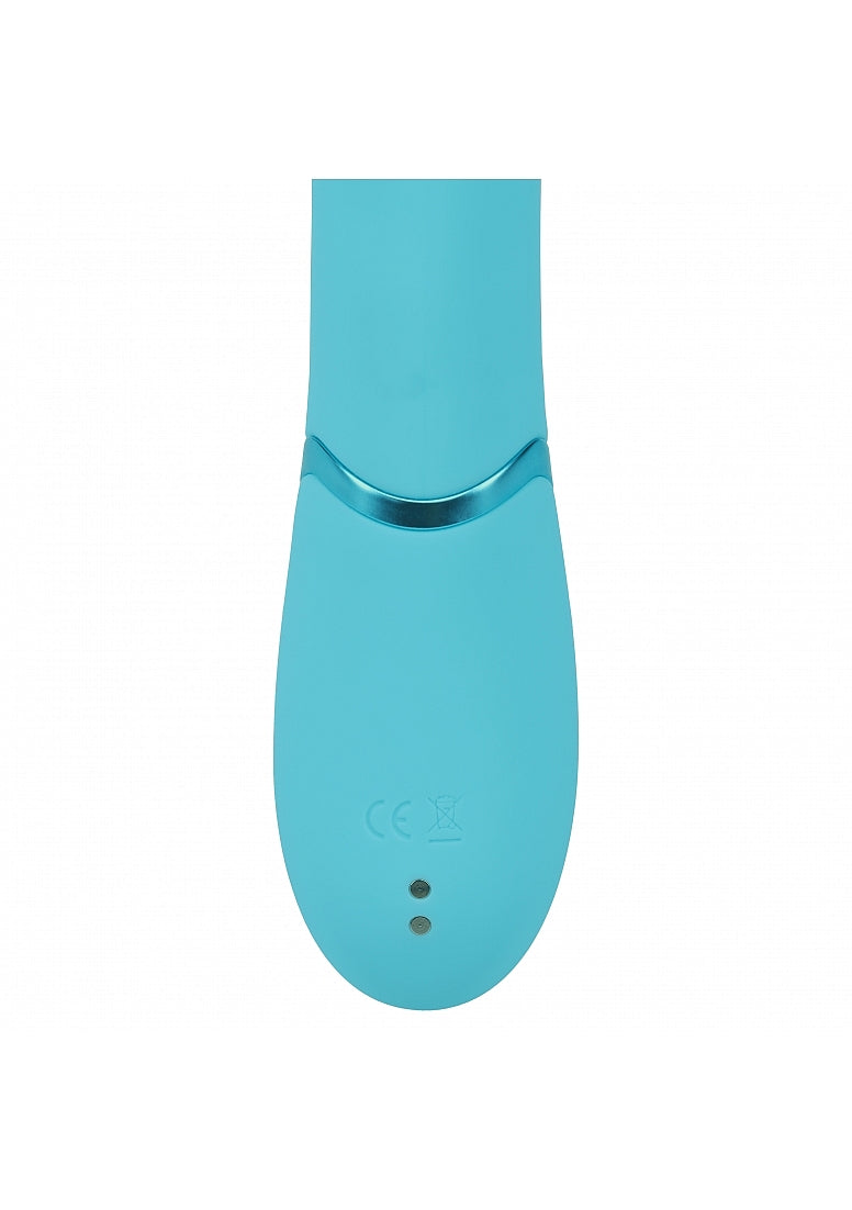 Shots Toys | VIVE Fiore Triple Motor G-Spot Air Wave Vibrating Tapping Flared Clit Stimulator Blue