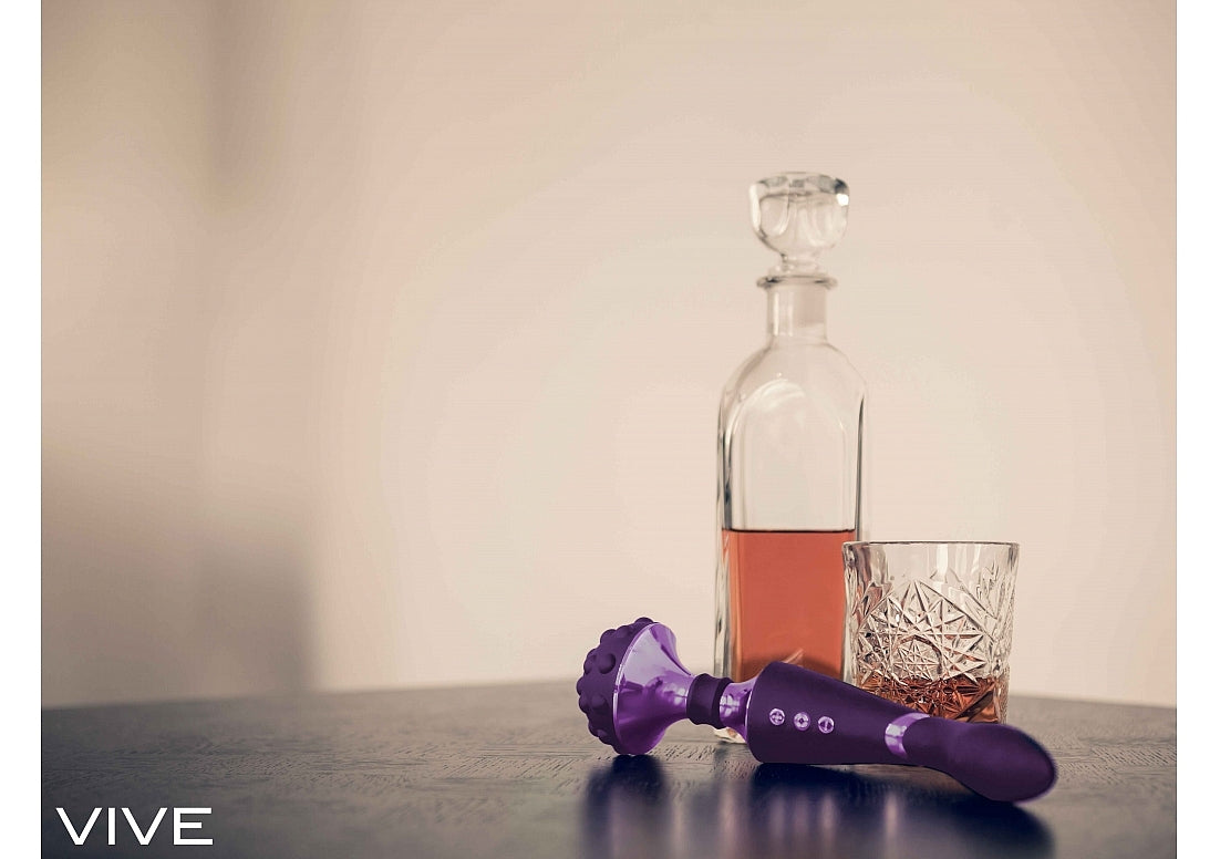 Shots Toys | VIVE Shiatsu Bendable Massager Wand Purple