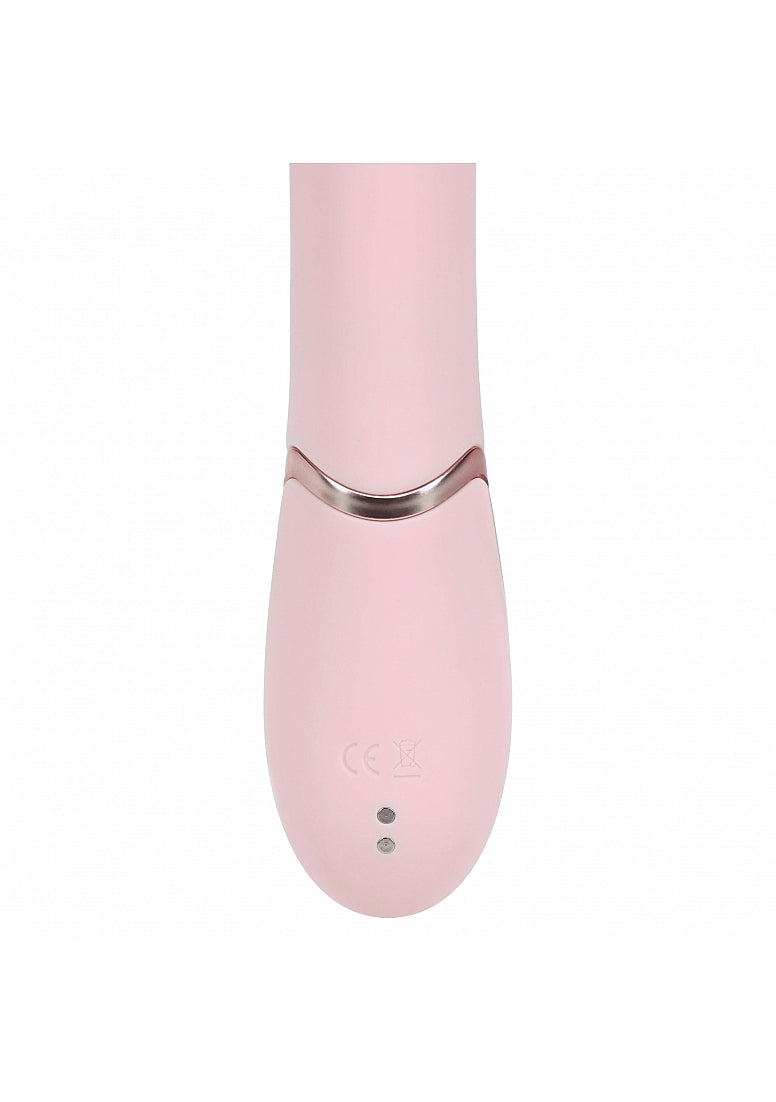 Shots Toys | VIVE Fronda Triple Motor G-Spot Vibrating Tapping Leaf Clit Stimulator Pink