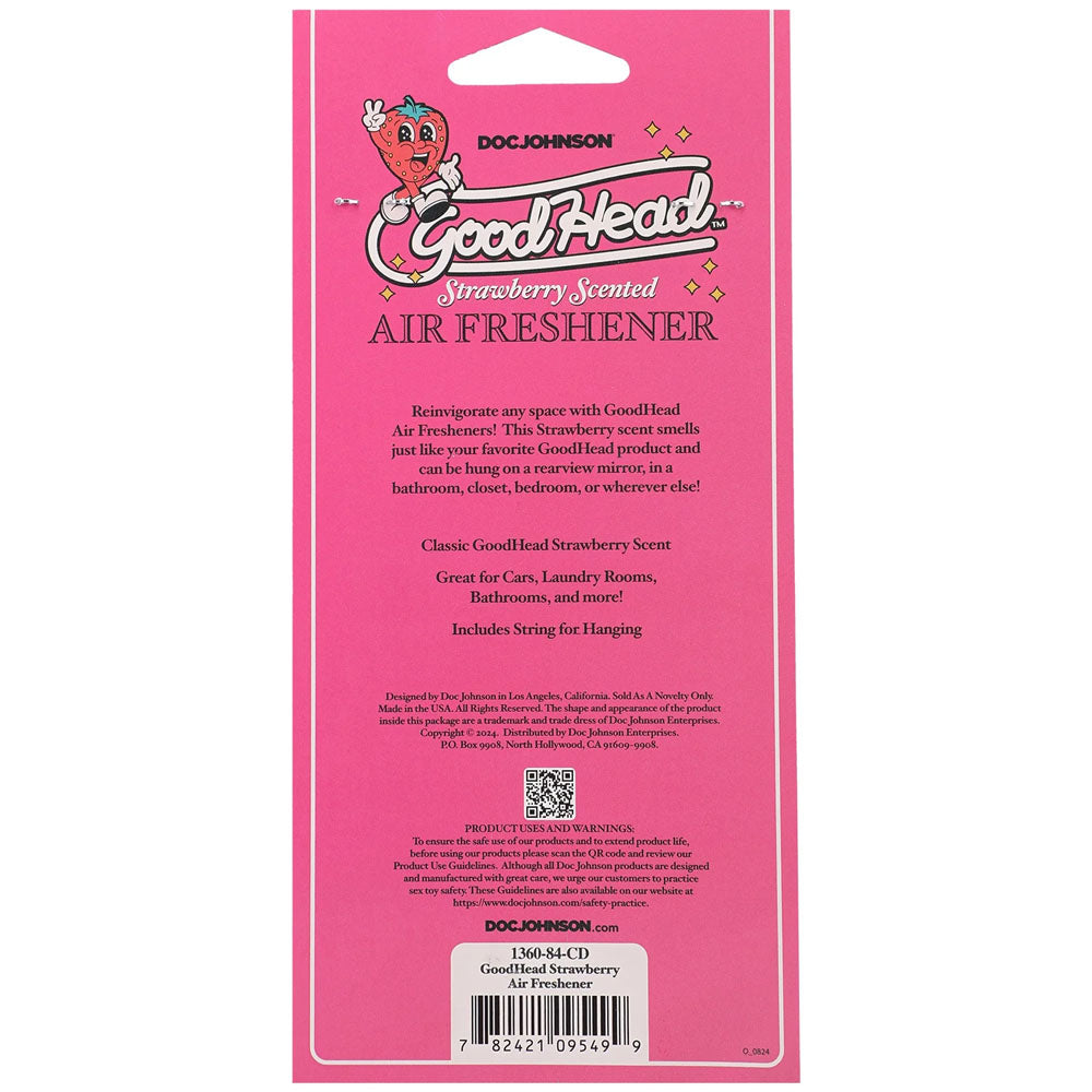 Doc Johnson GoodHead Air Freshener - Strawberry