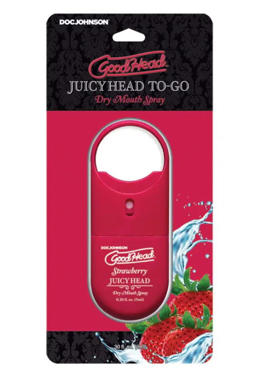 Doc Johnson GoodHead Juicy Head Dry Mouth Spray To-Go Strawberry 9ml