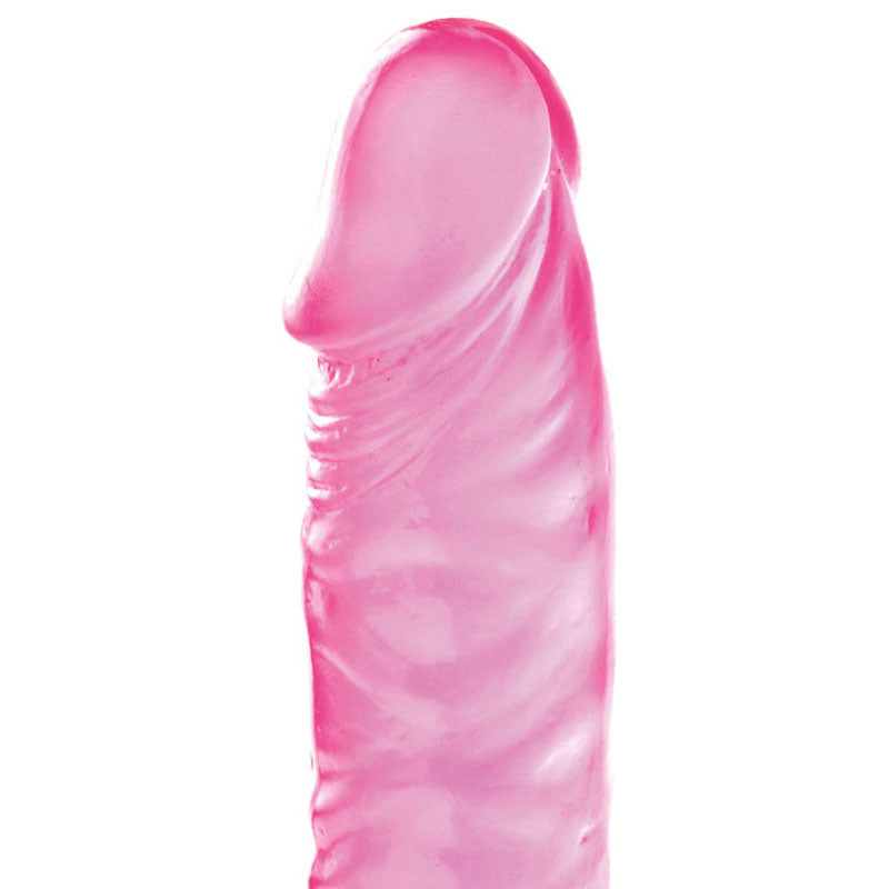 Adam & Eve Pink Jelly Slim Dildo - Pink 14.5cm (5") Dong