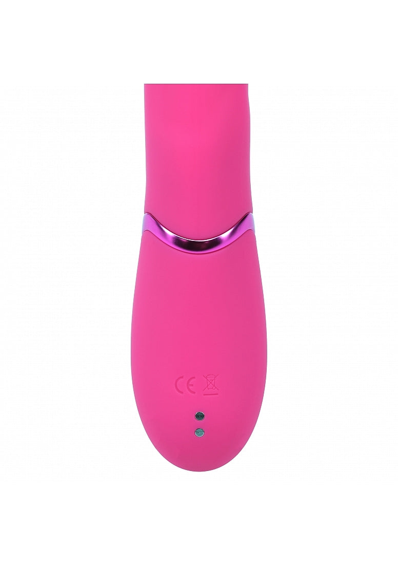 Shots Toys | VIVE Fiore Triple Motor G-Spot Air Wave Vibrating Tapping Flared Clit Stimulator Pink