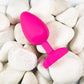 Gvibe Gplug Large Bioskin Sweet Raspberry - Anal Butt Plug Vibrator