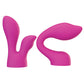 PalmPower PalmSensual Massager Heads Pink (For use with PalmPower)