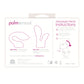 PalmPower PalmSensual Massager Heads Pink (For use with PalmPower)