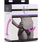 Strap U Navigator Silicone G-Spot Dildo with Harness