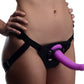 Strap U Navigator Silicone G-Spot Dildo with Harness