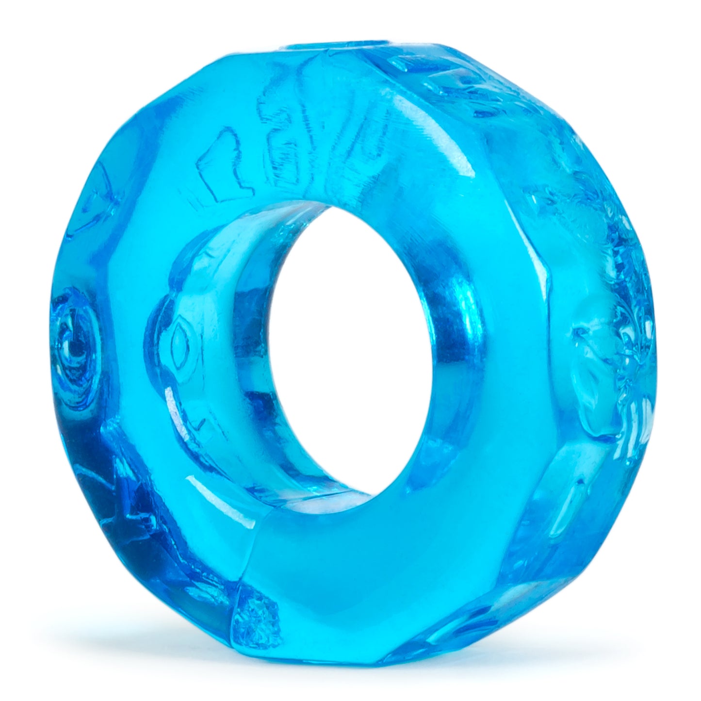 OxBalls Sprocket No-Roll Comfort Cockring Cock Ring Ice Blue