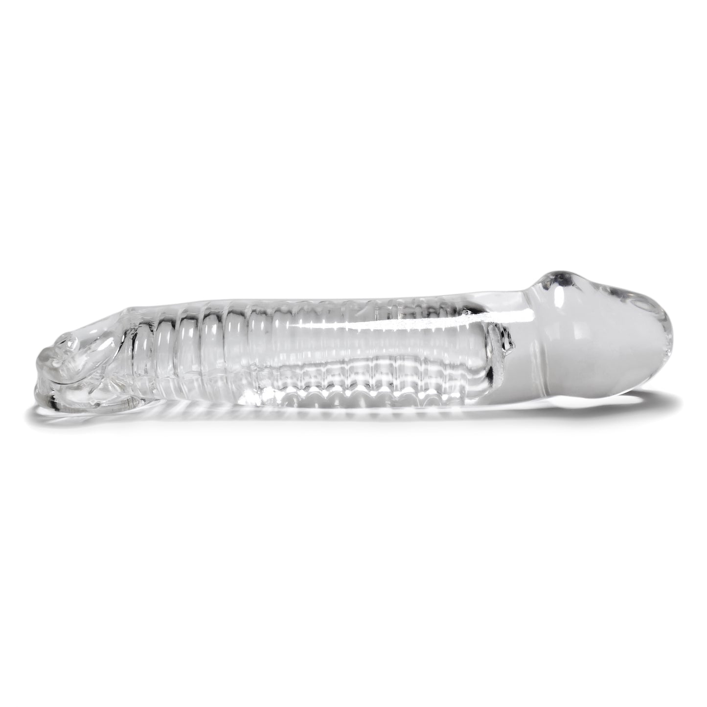 OxBalls Muscle Fleshy Soft Inner Ribbed Cocksheath Clear