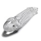 OxBalls Muscle Fleshy Soft Inner Ribbed Cocksheath Clear