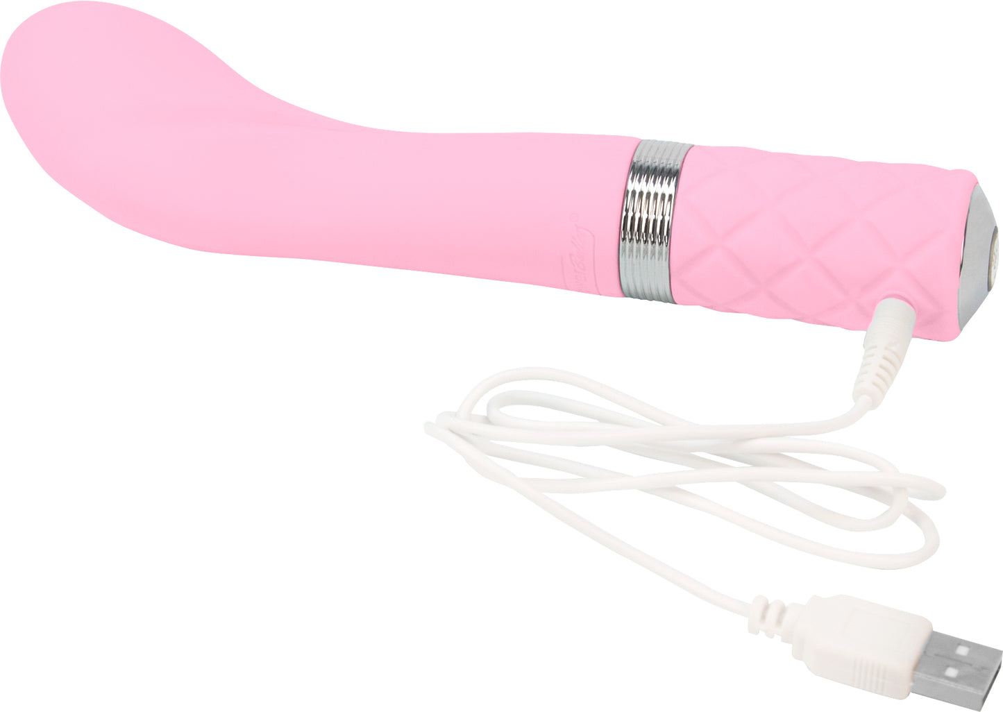 Pillow Talk Sassy Pink G-Spot Massager w Swarovski Crystal - Pink