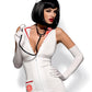 Obsessive Lingerie Emergency Dress And Stethoscope White Size S/M or L/XL