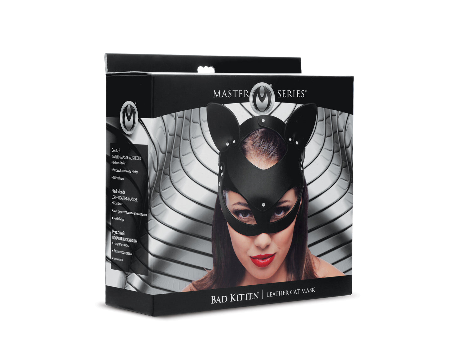 Master Series Bad Kitten Leather Cat Mask
