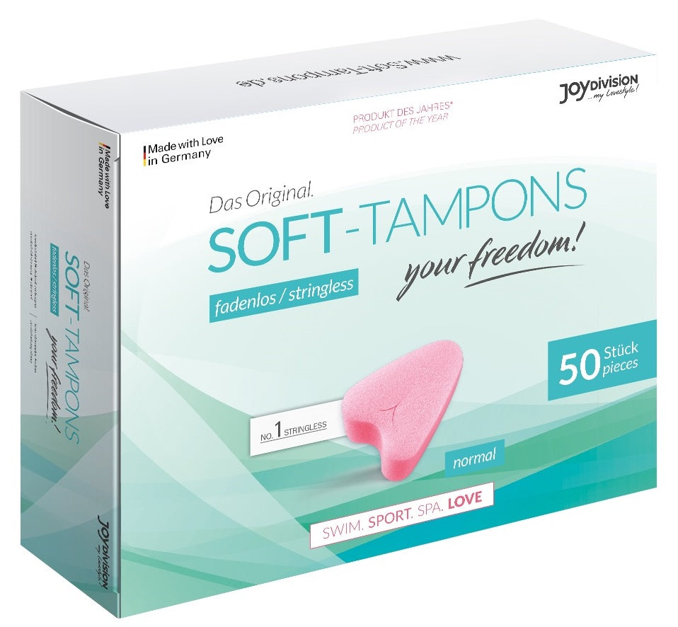 JOYDIVISION Soft Sponge Tampons 50 Pc Pieces