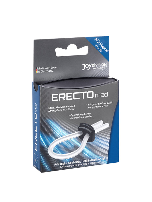 JOYDIVISION ERECTOmed Adjustable Cock Ring Clear