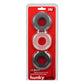 HunkyJunk HUJ3 C-RING 3 Pk Grey