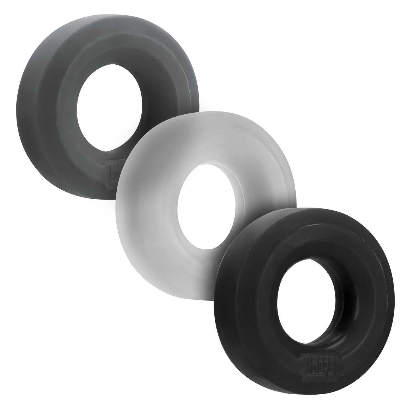 HunkyJunk HUJ3 C-RING 3 Pk Grey