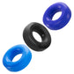 HunkyJunk HUJ3 C-RING 3 Pk Blue
