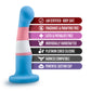 Avant Pride P2 True Blue Silicone Dildo