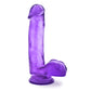 Blush Novelties B Yours Sweet N Hard 1 Purple - 7" Dildo