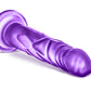 Blush Novelties B Yours Sweet N Hard 5 Purple - 7.5" Dildo