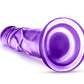 Blush Novelties B Yours Sweet N Hard 5 Purple - 7.5" Dildo