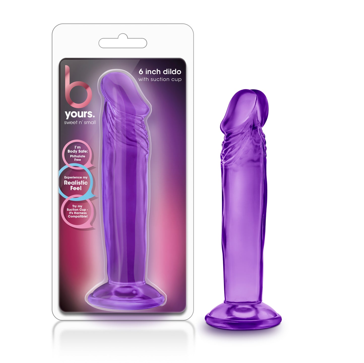 Blush Novelties B Yours Sweet N Small 6" Purple