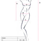 Passion Lingerie Mini Dress White with Open Sides Size OS