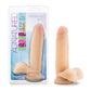 Blush Novelties Au Naturel 7" inches Sensa Feel Dildo Beige w Suction Cup