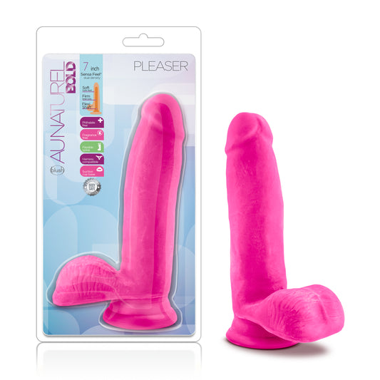 Blush Novelties Au Naturel Bold Pleaser 7" inches Dildo Pink