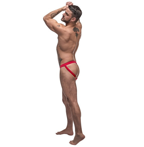 Male Power Pure Comfort Sport Jock Red Size S/M or L/XL