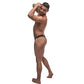 Male Power Grip and Rip Off Thong Black Size S/M or L/XL