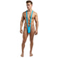 Male Power Sling Front Rings Blue Size S/M or L/XL