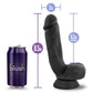 Blush Novelties Au Naturel Bold Pound 8.5" inches Dildo Black